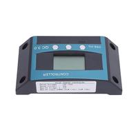 CHICIRIS Contrôleur de Charge PWM 30A, Régulateur de Batterie avec Affichage LCD, Compatible avec la Batterie AGM/Gel/inondé/Li ION, ajusté pour Le Bateau RV, Fonctionne avec des Systèmes DC