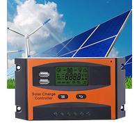 CHICIRIS Contrôleur de Charge Solaire PWM Efficace 20A pour Panneau Solaire RV Bateau Camping-Car, Régulateur 12/24V pour Activités de Plein Air