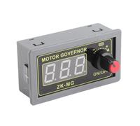 CHICIRIS Contrôleur de Moteur à Courant Continu Régulateur de Vitesse PWM 5 V 12 V 24 150 W, avec Bouton de Démarrage et D'arrêt, Encodeur Numérique à Démarrage Progressif, pour Le