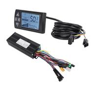 CHICIRIS Contrôleur de Moteur sans Balais Définir L'onde Sinusoïdale à 3 Mode, Compatible avec Hall et sans Moteur Hall, Compteur D'affichage LCD