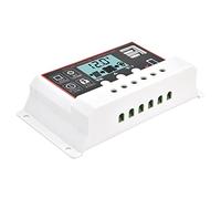 CHICIRIS Contrôleur de Panneau Solaire Smart Dual -SUSB 12 V / 24 V Unité de Contrôle de DéCharge de Charge de Batterie pour la Maison et L'industrie (10A)
