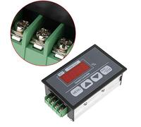 CHICIRIS Contrôleur de Vitesse de Moteur Numérique 6-60 V avec Démarrage/arrêt Lent, Idéal pour le Contrôle du Moteur de Brosse, Contrôleur de Vitesse PWM avec Connexion de Borne de Barrière, pour