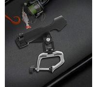 CHICIRIS Couper le Support de Canne à Pêche avec Tube en Nylon Rotatif Conception Réglable Stable pour le Support de Radeau de Kayak de Bateau