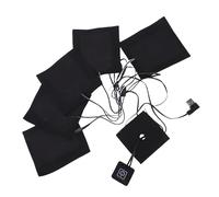 CHICIRIS Coussin Chauffant USB, Pièce Chauffante électrique Rechargeable en Fibre de Carbone avec Finition Brillante pour Vêtements D'hiver, équipement de Ski, Activités de Plein Air