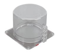 CHICIRIS Couvercle de Bouton D'arrêt D'urgence, Matériau PC, Résistant | Conception transparente, amovible pour une gestion visuelle, installation sécurisée