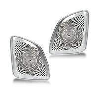 CHICIRIS Couvercle de Tweeter en Alliage d'aluminium, Couvercle de Haut-Parleur Pilier A, Lumière Ambiante LED 64 Couleurs, Remplacement Plug and Play pour GLE W167 GLS X167 à Partir de 2020