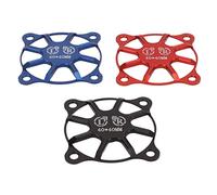 CHICIRIS Couvercle de Ventilateur de Refroidissement de Moteur en Alliage d'aluminium, Couvercle de Ventilateur de Refroidissement RC 3 Pièces 40 X 40 Mm, Conception de Protection Légère Usinée CNC