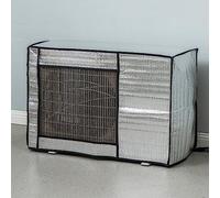 CHICIRIS Couverture de Climatiseur Extérieur de Protection Solaire, Ajustement serré pour la Maison, L'hôtel, Le Bâtiment de Bureaux, Feuille D'aluminium en Polyester (1P)