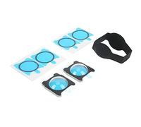 CHICIRIS Couverture de Protection de L'objectif de la Caméra 360 pour One R RS, Set des Gardes D'objectif Adhésif à Transmission élevée, Couvertures D'écran de Miroir de Matériau PC Léger,