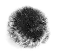 CHICIRIS Couverture en Fourrure de Pare-brise de Microphone Noir Durable pour Wm6/WM8/M1, Manchon de Pare-brise Doux et Mini pour Enregistrement en Extérieur