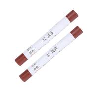 CHICIRIS Crayon de Cire pour Réparation de Meubles, Facile à Utiliser, Stylo de Peinture, Matériel pour la Finition de Meubles de Bureau et de Maison, 2 Pièces (Marron profond)