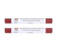 CHICIRIS Crayon de Réparation de Sol pour Peinture de Meubles, Stylo de Réparation Facile à Utiliser pour Bois Composite, Ensemble de 2 Pièces pour Usage Domestique et de Bureau (manche en