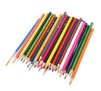 CHICIRIS Crayons de Couleur à L'eau, Couleurs Vives, Pré-affûtés pour Colorier, Matériau de Conception, Bois Massif pour Artistes (36 couleurs)