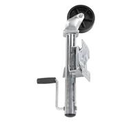 CHICIRIS Cric de Remorque Pivotant Robuste de 1000lb, Roue Simple, pour Camping-Car, Bateau, Remorque à Chevaux, avec Roue Pivotante à 360 Degrés