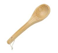 CHICIRIS Cuillère de Sauna en Bois, Cuillère à Eau de Sauna avec Manche en Bois Lisse pour Servir du thé, du Vin, de la Soupe à l'eau, Accessoires de pour la Maison, L'hôtel, Le