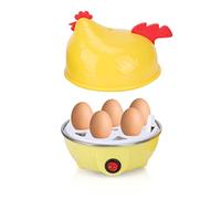 CHICIRIS Cuiseur à œufs électrique, Chaudière à œufs électrique, Chaudière à œufs Rapide Multifonction en Forme de Poulet Capacité de 7 œufs Arrêt Automatique Mini Machine à Petit-déjeuner