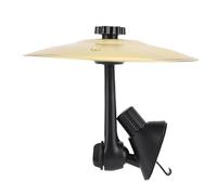 CHICIRIS Cymbale de Crash de Voiture, Son Clair et Net, Cymbale de Tambour D'aération de Voiture Amusante à Haut Volume avec Support Réglable, pour le Divertissement des Véhicules (GOLD)