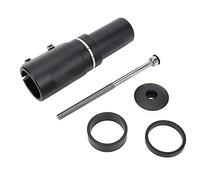 CHICIRIS de Potence de Vélo, Rallonge de Guidon en Alliage D'aluminium 6061 T6 avec Hauteur Réglable et Finition Noire Mate, pour VTT et la Plupart des Vélos avec Guidon divisé (115mm)