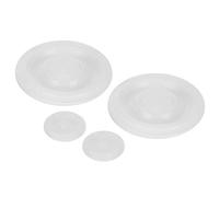 CHICIRIS Diaphragmes de Pulsateur de Traite de Vache en Caoutchouc, Kit de Diaphragme de Remplacement Souple et Durable 4 Pièces avec 2 Tailles pour Pièces de Rechange de (Diaphragme du pulsateur de