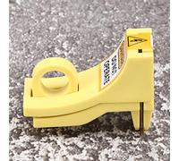 CHICIRIS Disjoncteur Miniature, Dispositif de Verrouillage en Nylon Durable pour Verrouillage de sécurité Schneider MCB, Jaune, 1 Pièce