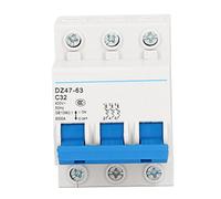 CHICIRIS Disjoncteur Tripolaire 32A, Conception Modulaire pour Rails DIN