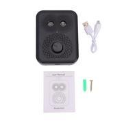 CHICIRIS Dispositif Rechargeable Anti-aboiement Ultrasonique pour Chiens, pour Usage Intérieur et Extérieur, Portée de 50 Pieds, 3 Modes pour Petits et Grands Chiens, Noir