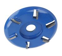 CHICIRIS Disque de Sculpture sur Bois Fraise Durable à 6 Dents pour un Meulage et un Polissage en Douceur, adapté à la Sculpture des Racines et au Plateau à thé, Acier allié + Acier au Tungstène