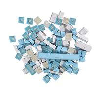 CHICIRIS Double Clés de Qualification Définies pour Un Effet Visuel amélioré, Les Tapas Translucides Peuvent être Obtenues (Bleu et Blanc)