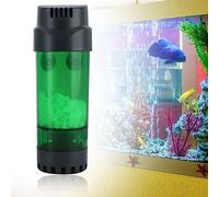 CHICIRIS Double Filtre Biochimique pour Aquarium Filtres en éponge Physiques Robustes et Durables avec Ventouse pour Aquarium en éponge Biochimiques de Remplacement Lavable et Amovible en Coton 2