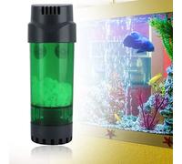 CHICIRIS Double Filtre Biochimique pour Aquarium Filtres en éponge Physiques Robustes et Durables avec Ventouse pour Aquarium en éponge Biochimiques de Remplacement Lavable et Amovible en Coton 2