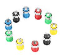 CHICIRIS Douille Banane de Couleur Mixte 4.0mm, 10 Pièces, en Laiton à Haute conductivité pour le Montage sur Panneau, Parfaite pour les Projets de Bricolage