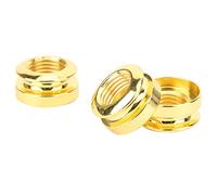 CHICIRIS Douille de Broche d'extrémité de Guitare électrique, Matériau en Laiton, 3 Accessoires Durables pour Guitares électriques, Idéal pour les Musiciens et les Artistes