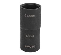 CHICIRIS Douille Rabattable pour écrou de Cosse, Douille à Choc à Double extrémité 20,5 X 21,5 Mm avec Marquages gravés, Entraînement 1/2 Po pour Retirer les écrous de Cosse