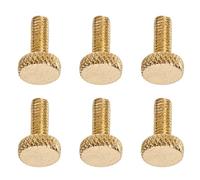 CHICIRIS E -E -gitarian Tremolo Bridge Premium Metal Lock Vis 6 STC Set pour la Plupart des électrogitaires de Fer (GOLD)