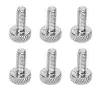 CHICIRIS E -E -gitarian Tremolo Bridge Premium Metal Lock Vis 6 STC Set pour la Plupart des électrogitaires de Fer (SILVER)