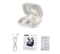 CHICIRIS Écouteurs sans Fil avec Mode de Jeu à Faible Latence pour la Musique et Les Appels, Traduction IA dans Plus de 130 Langues et Vitrine Couleur (White)