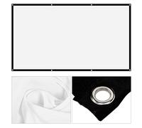 CHICIRIS Écran de Projection en Polyester Blanc Doux, Pliable et Facile à Transporter pour Cinéma en Plein Air pour Rideau de Projecteur 16:9 (120 Pouces (104,3 X 59,1 Pouces))