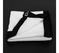 CHICIRIS Écran de Projection en Polyester Blanc Doux, Pliable et Facile à Transporter pour Cinéma en Plein Air pour Rideau de Projecteur 16:9 (72 Pouces)