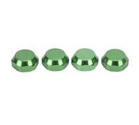 CHICIRIS Écrou de Roue Hexagonal de 17 Mm en Alliage d'aluminium RC Écrou de Roue Hexagonal de 17 Mm Diamètre Extérieur de Bouchons de Montage Anti-poussière de Diamètre Intérieur de 10 (Green)