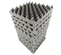 CHICIRIS Egg Foam Panneaux de Mousse Acoustique 12 Pack 30 X 30 X 5 Cm Coussin en Mousse d'isolation Acoustique Traitement Mural Léger pour Home Studio Cinéma KTV Bureau Contrôle d'écho (GREY)