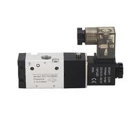 CHICIRIS Électrovanne électrique de Haute Précision, Interrupteur de Commande D'air à 2 Positions et 3 Voies pour Systèmes D'automatisation, Matériau Durable DC 24V