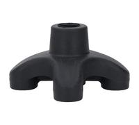 CHICIRIS Embouts de Canne de Marche Base de Canne Autoportante à 4 Broches pour Arbre de Bâton de 19 Mm en Caoutchouc Durable ABS pour les Personnes âgées et l'aide à la mobilité