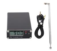 CHICIRIS Émetteur FM 0,5 W, Fonction de Mémoire Jack Audio 3,5 Mm, Fréquence Réglable 76-108 MHz pour Les Feux d'artifice de Parking D'église et Les événements en Plein Air