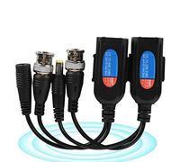 CHICIRIS Émetteur-récepteur Balun Vidéo CCTV HD, Taille Compacte, Installation Facile avec Protection Contre la Suppression des Transitoires pour Caméras Analogiques HD CVI TVI AHD