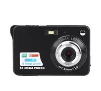 CHICIRIS Enfants Toy Digital Video Camera Screen 2,7 Pouces avec Batterie, Caméra pour Enfants HD Non Plastique pour Paysage Automatique de Portrait Nocturne (Black)