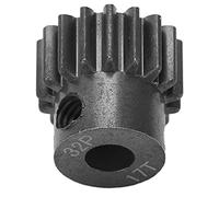 CHICIRIS Engrenage de Moteur à Pignon 17T en Acier 0.8MOD Pignon Métallique de Voiture RC, Alésage de 5 Mm avec Vis de Réglage M4 et ngrenage de Moteur 17T pour Voiture 1 10 RC pour Big