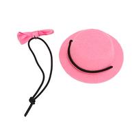 CHICIRIS Ensemble Chapeau et Nœud Papillon pour Hamster, Déguisement Confortable et Réglable pour Petits Animaux de Compagnie, Parfait pour Les Fêtes et Les Photos de la Saint-Valentin, 1 X Chapeau,