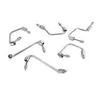CHICIRIS Ensemble Complet de Conduites de Carburant D'injecteur, Remplacement Direct en Acier Inoxydable avec OEM 4935976 4935982, pour 07 18 6,7 L