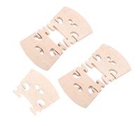 CHICIRIS Ensemble D'accessoires Exquis de Taille 4/4 avec Ponts de Violon en Bois D'érable avec Transport Sonore, Paquet de 5