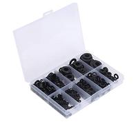 CHICIRIS Ensemble de 500 Rondelles en Nylon, Kit de Joints de Rondelle Isolants Plats Noirs M2 M2.5 M3 M4 M5 M6 M8 M10 Assortiment de Matériel de Fournitures Industrielles